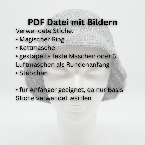 DE | HÄKELANLEITUNG Buckethat/ Fischerhut