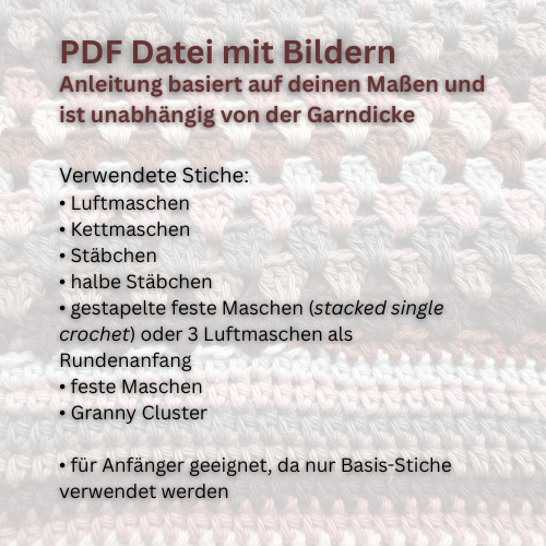 DE | HÄKELANLEITUNG Rock ohne Saum