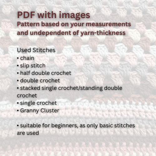 EN | CROCHET PATTERN (spiral) skirt with no seam