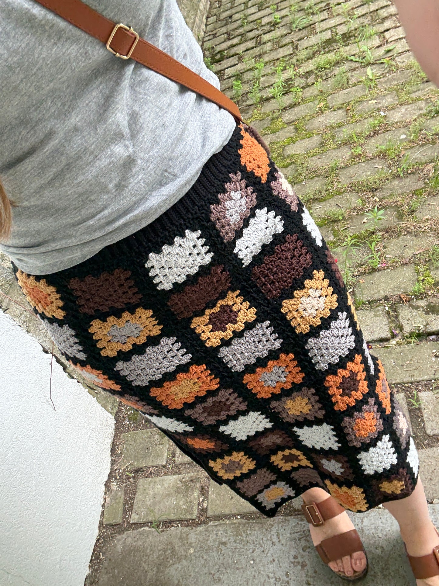 EN | CROCHET PATTERN Granny-Square-Skirt