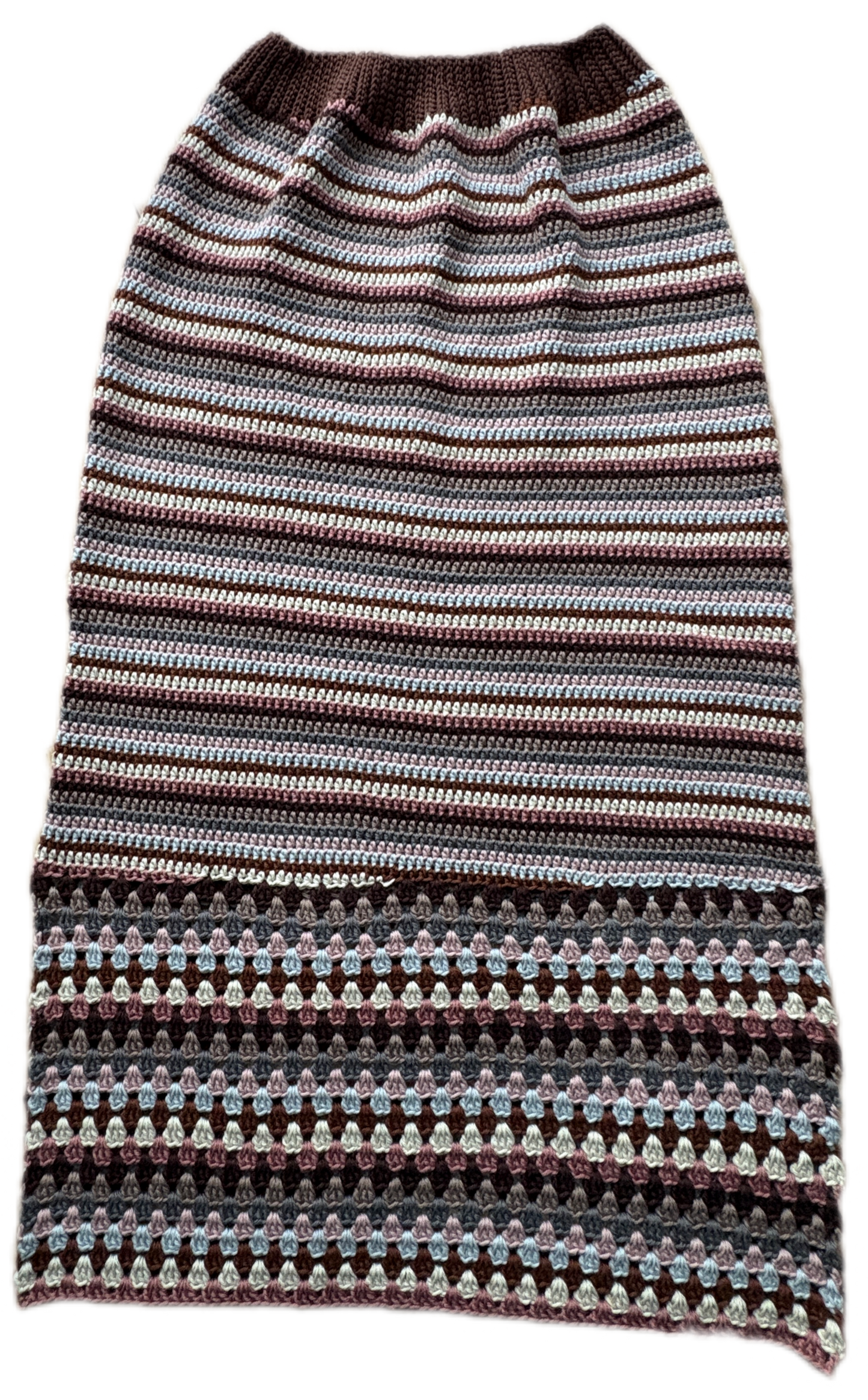 EN | CROCHET PATTERN (spiral) skirt with no seam